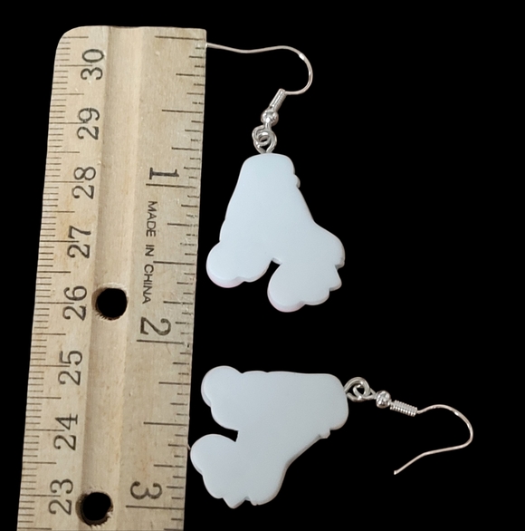 Roller Skate earrings - Picture 2 of 2
